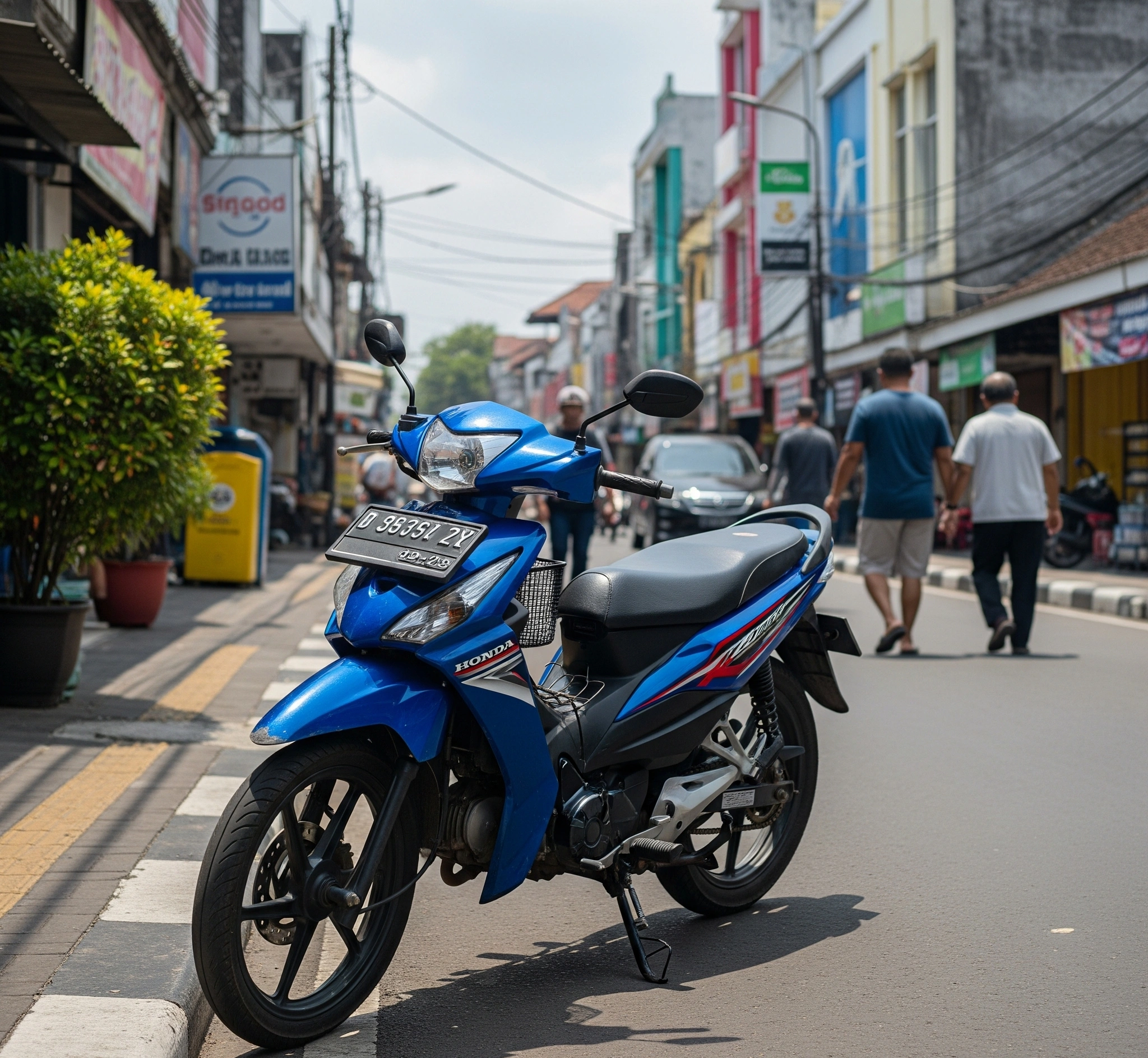 Ilustrasi motor bebek murah di Jogja di bawah 8 juta