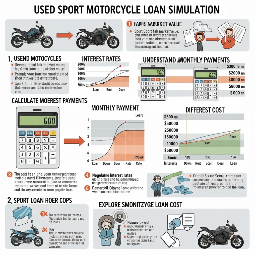 Panduan simulasi kredit motor sport bekas