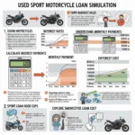Panduan simulasi kredit motor sport bekas